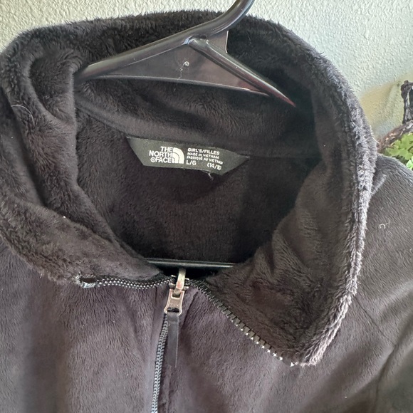 The North Face Black Osolita Fleece Jacket. Girls size L - Picture 4 of 13